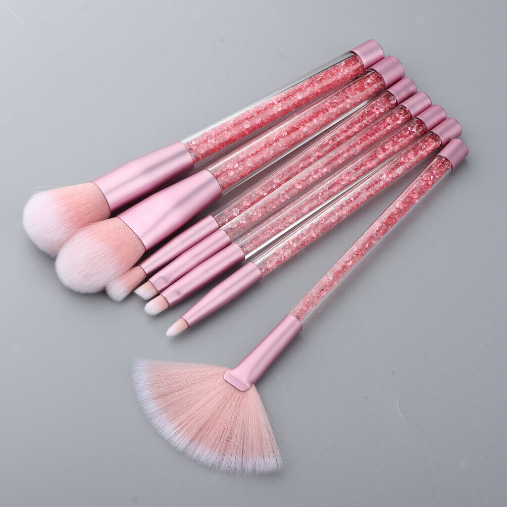 7x Makeup Brushes Blending Highlighter Contour Powder Brush Sunshine Orange