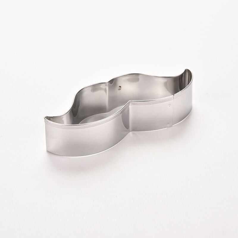 Stainless Steel Mustache Shape Cookie Cake Biscuit Pastry Cutter Baking Mo.l8