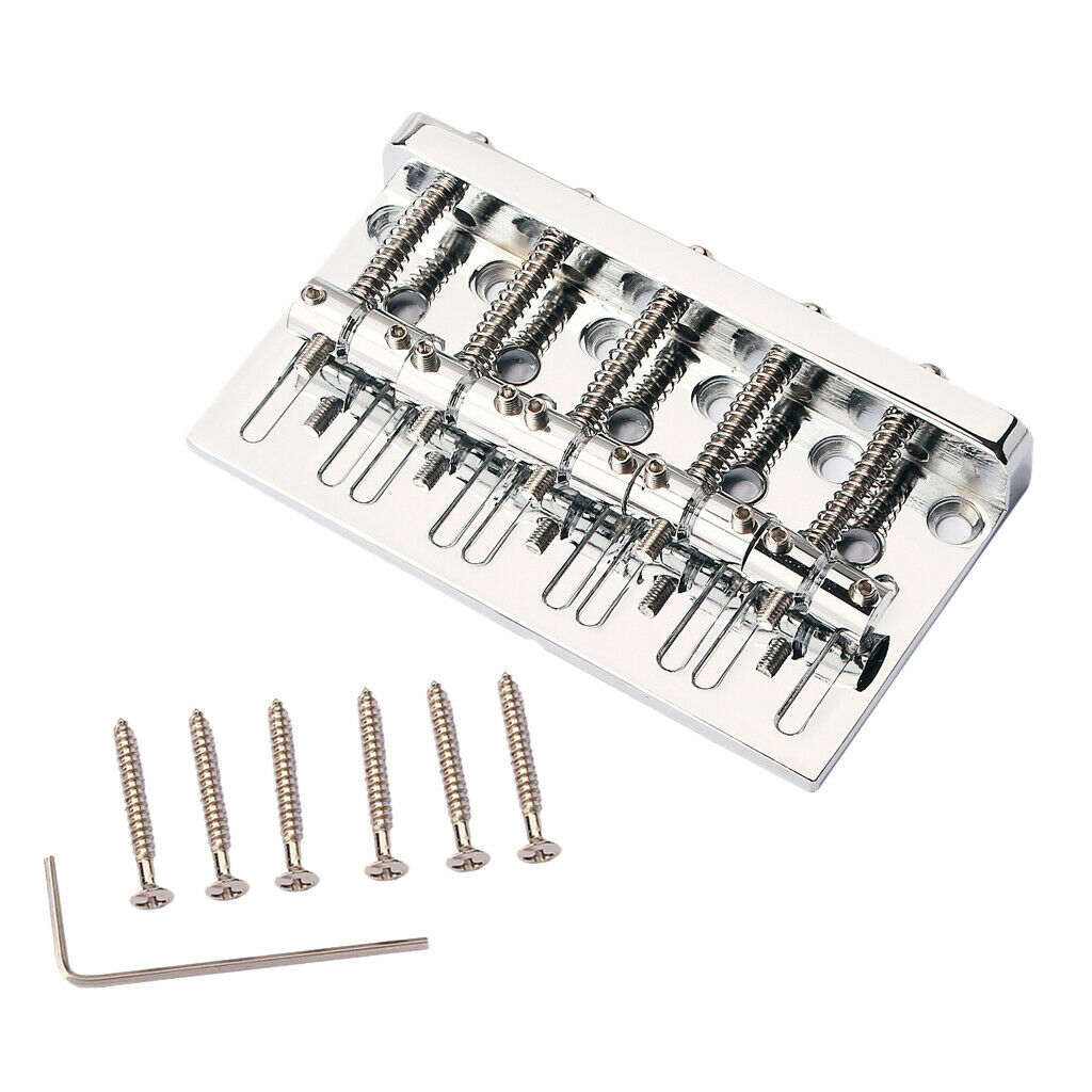 5 String Bass Metal Bridge With
