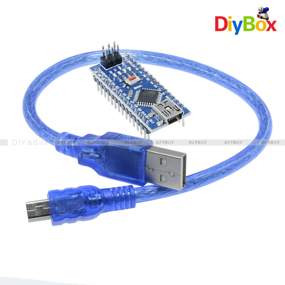 Nano V3.0 ATmega328P-AU 16M 5V CH340G Micro-Controller Board For Arduino & Cable