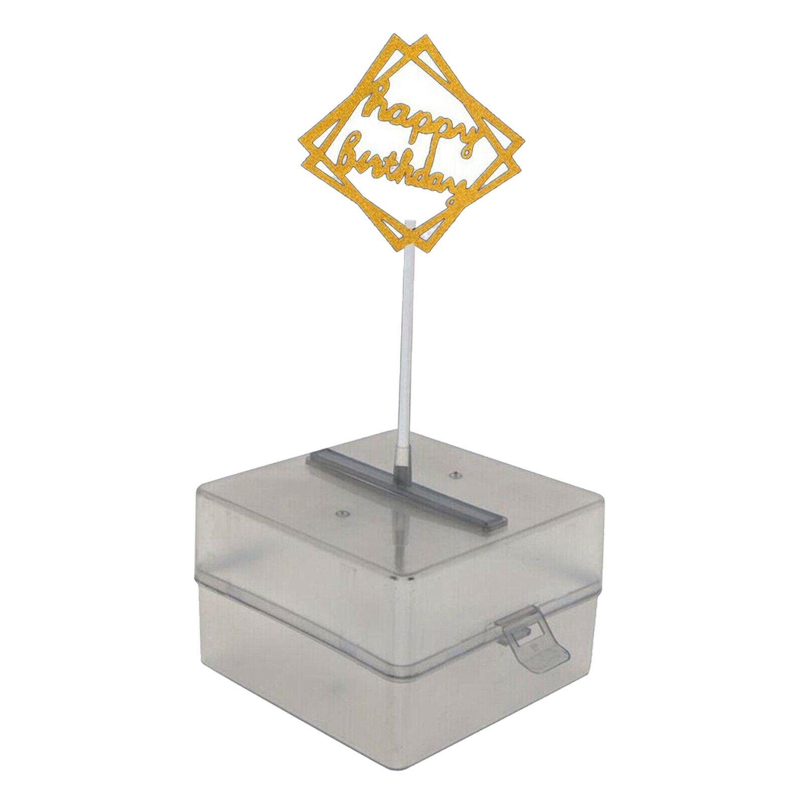Cake ATM Money Pulling Box 20 Transparent Bag Connected Pockets for Cake Decor
