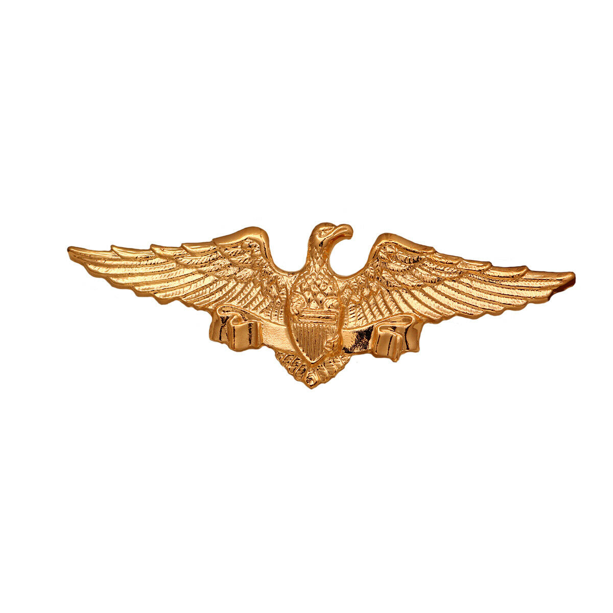 1×Brooch Pin Men's Elegant Fashion Golden Fierce Eagle Lapel Boutonniere Collar