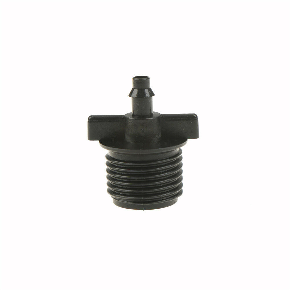 10pcs 1/2 inch Thread to 4mm Barb Fittings Switch Connector For 4/7mm Hos.l8