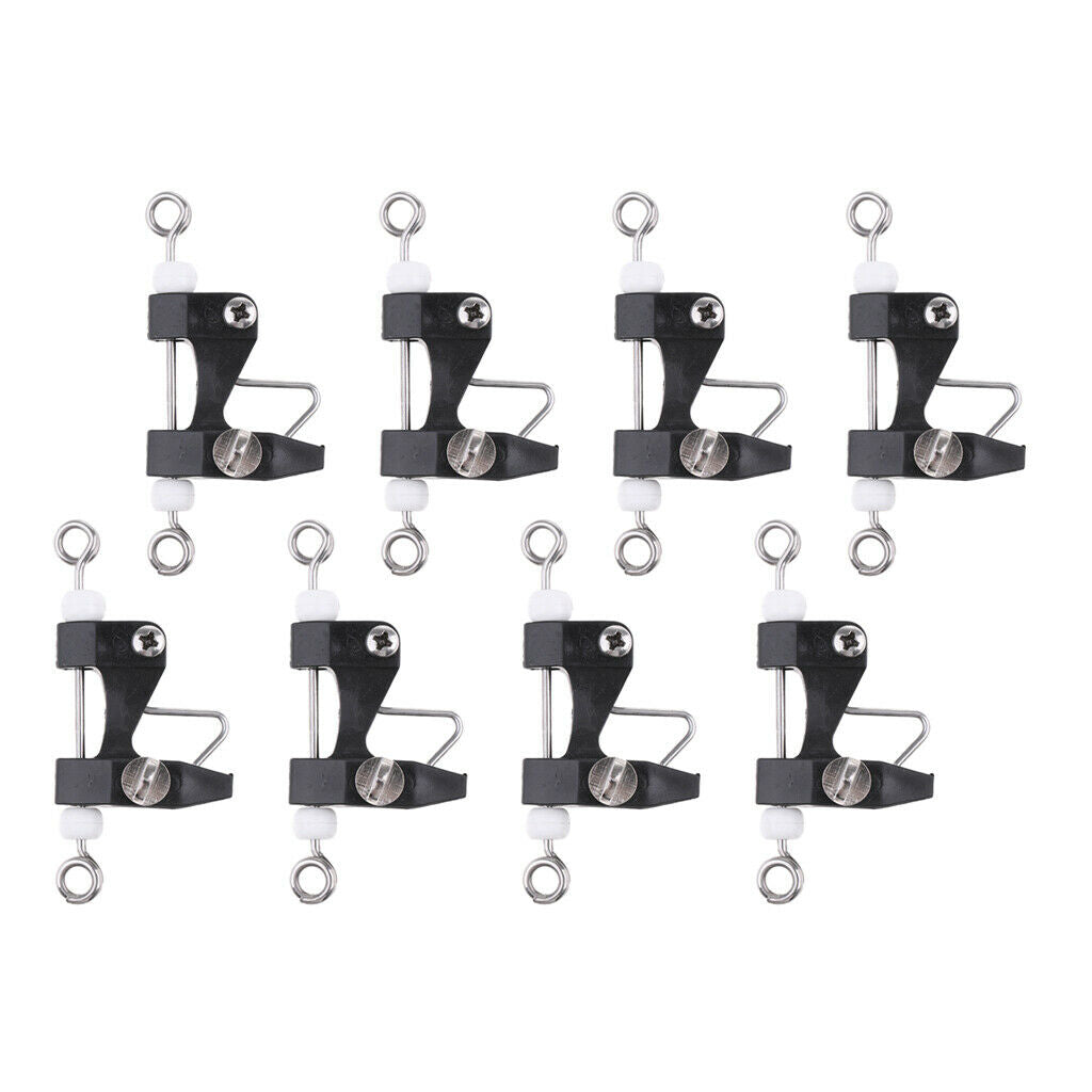 8x Line Release Adjustable Downrigger Release Clip Stabilizers Gear