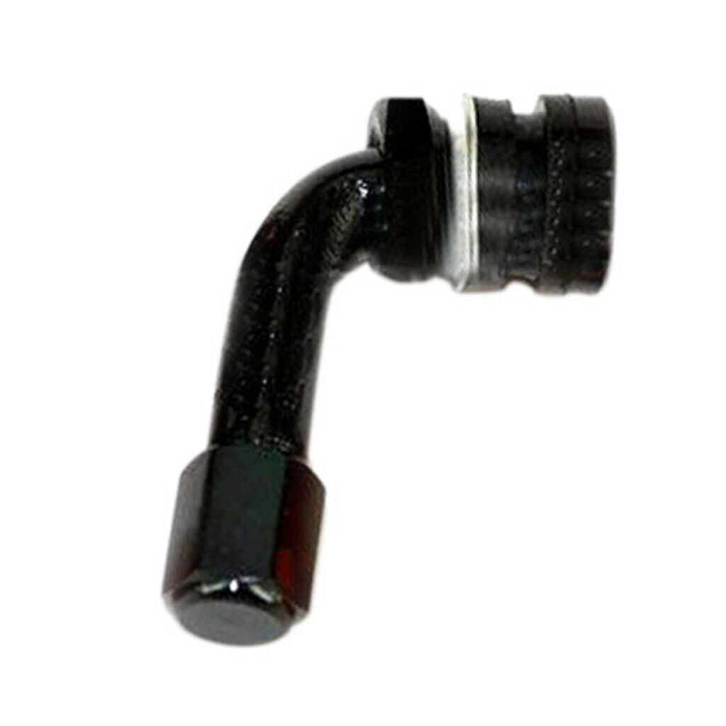 90 Degree Motorcycle Vehicle Tire Tyre Wheel Valve Caps Air Stem Black/Blue