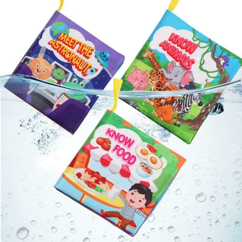 1PC Kids Favorite Cartoon Book  Cute Animal Design Crinkle Paper Made Cloth Book