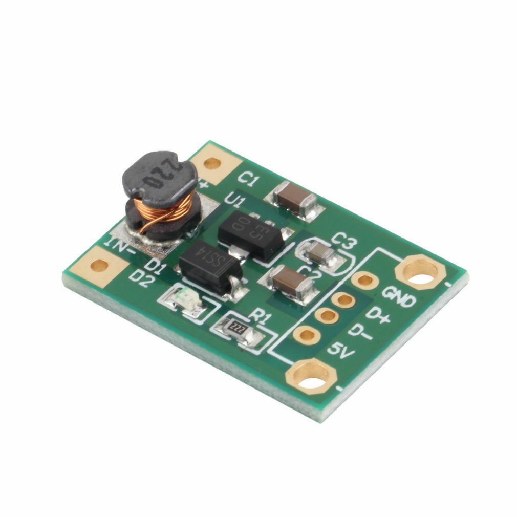 DC-DC Boost Converter Step Up Module 1-5V to 5V 500mA 600mA Max for Arduino