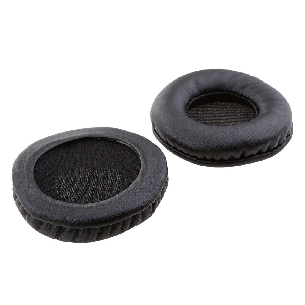 2 Pairs 80mm Replacement Ear Pads Cushion Earpads For Ath Ws99 Ws70 Ws77