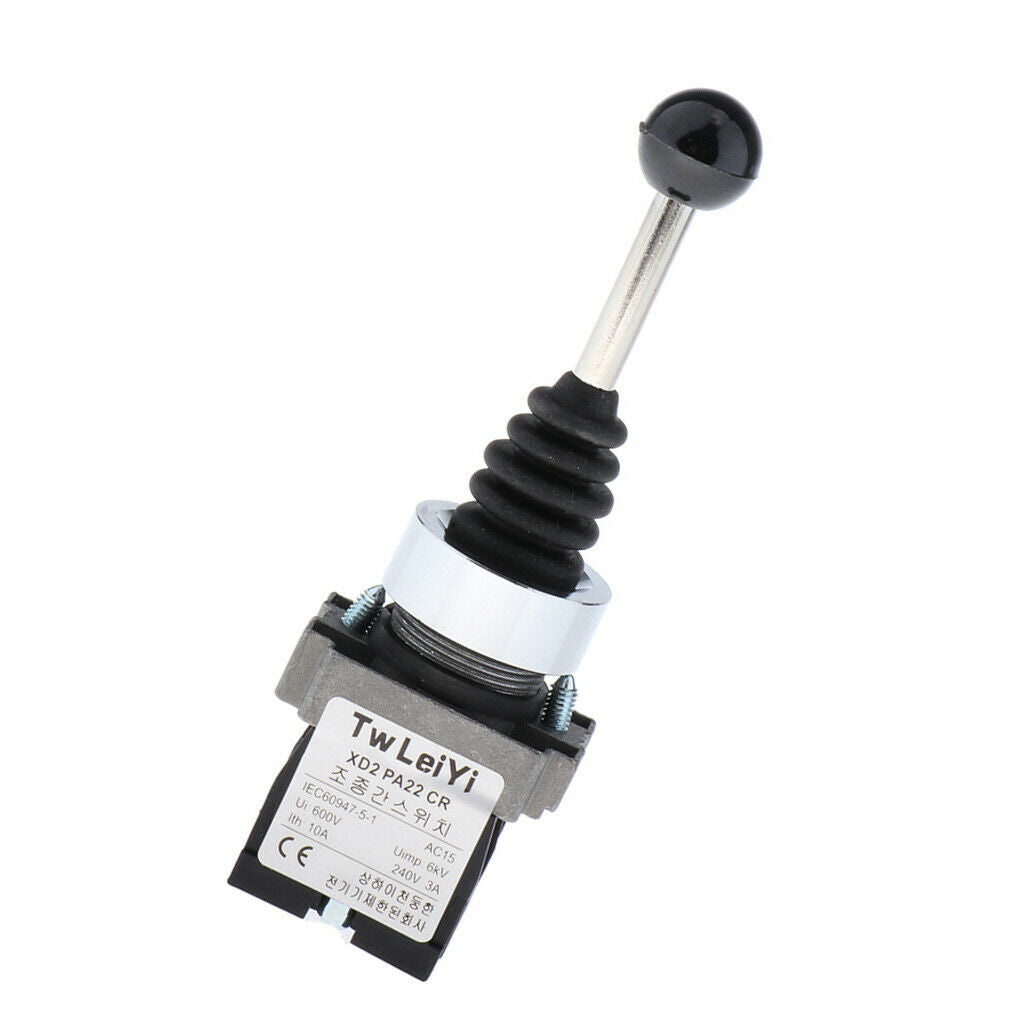 3x 2NO Self-Locking Wobble Joystick Rotary Rocker Toggle Switch XD2-PA22