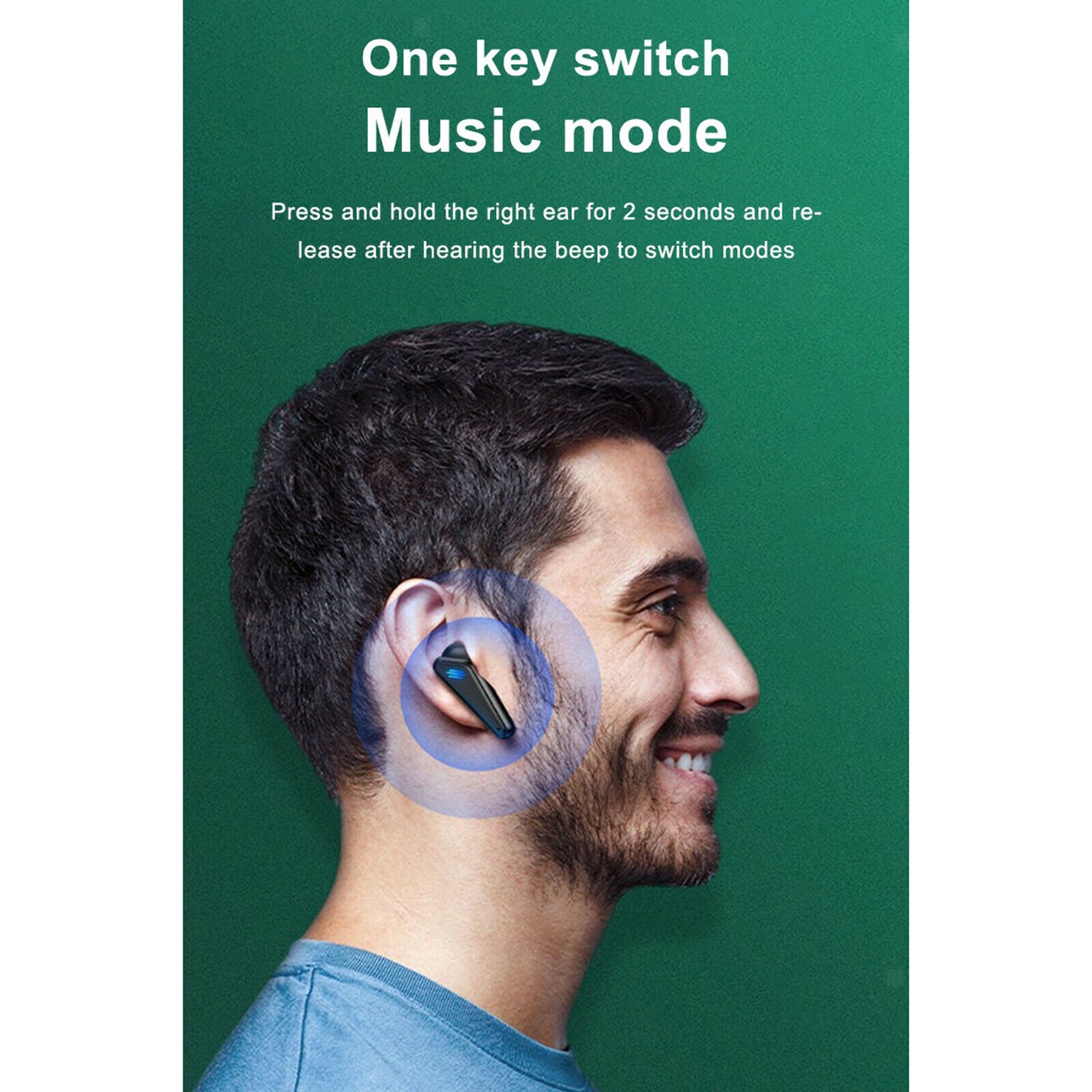 K55 Stereo HD Call Wireless Earbuds Low latency in-Ear for E-Sport Gaming