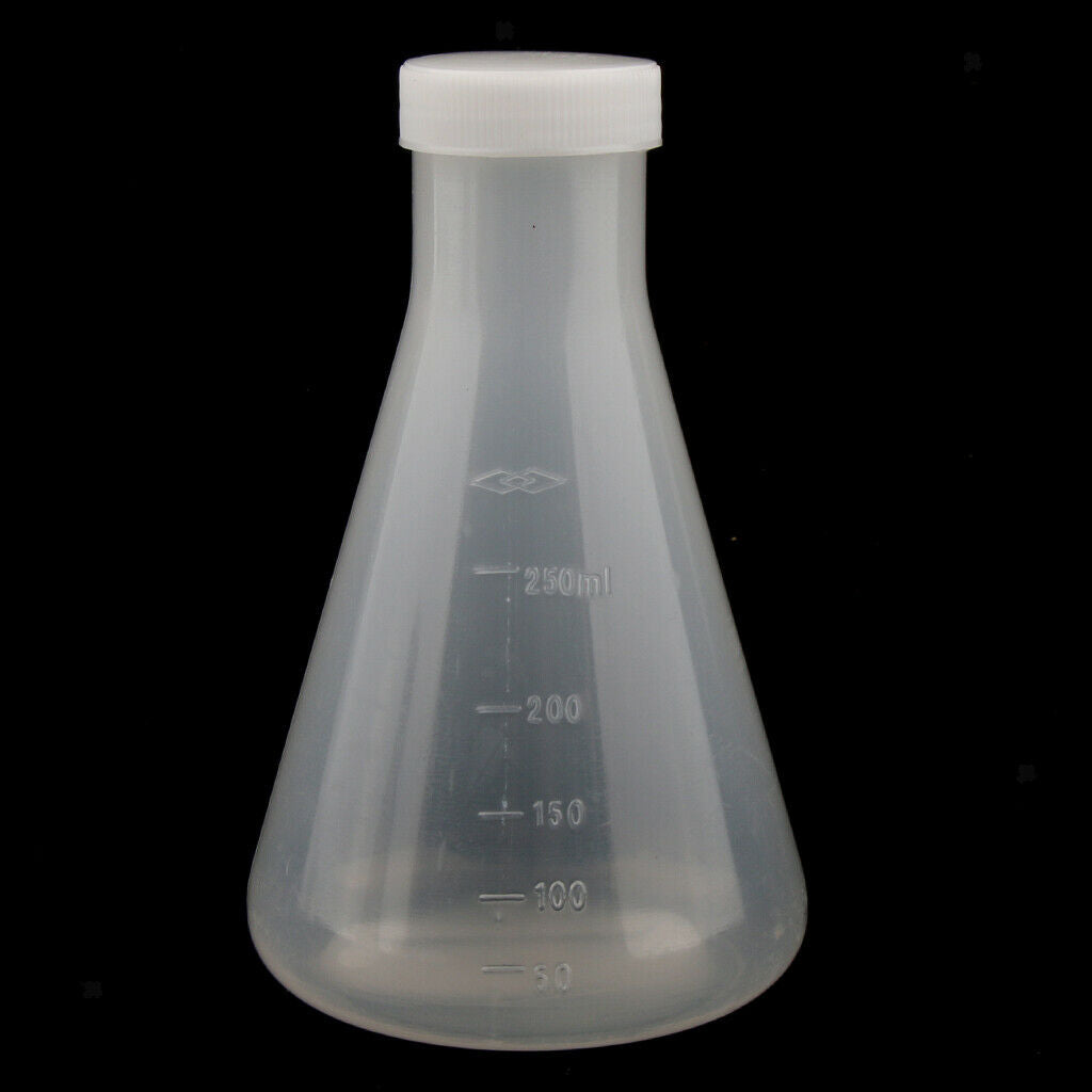 Plastic Narrow Mouth Conical Bottle with Narrow Mouth 2ml 250ml Lab
