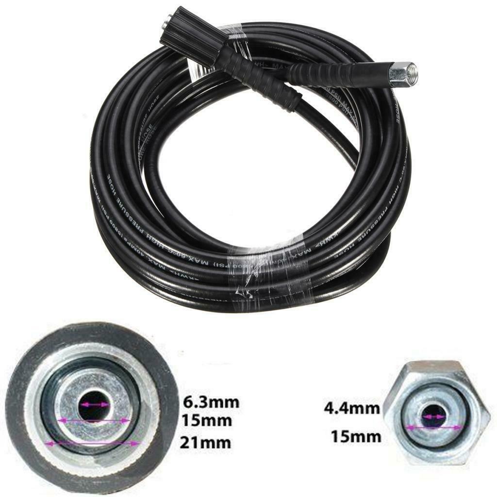 8 meter high pressure cleaner hose Jet Wash Lance M14 thread 14mm