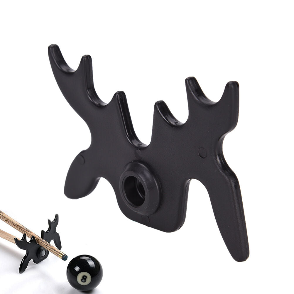 Billiards Cue Rack Bridge Head Cross Antlers Rod Stick Frame Pole Holder .l8