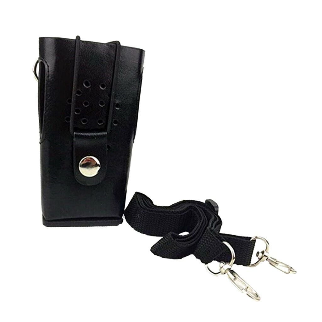 Hard   PU   Leather   Carrying   Holder   Case   Shoulder   Strap   for   Two