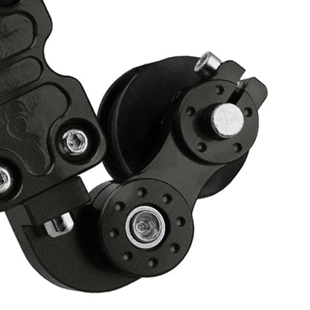 Black Motocycle Chain Tensioner Roller Bicycle for ATV Dirt Bike Durable