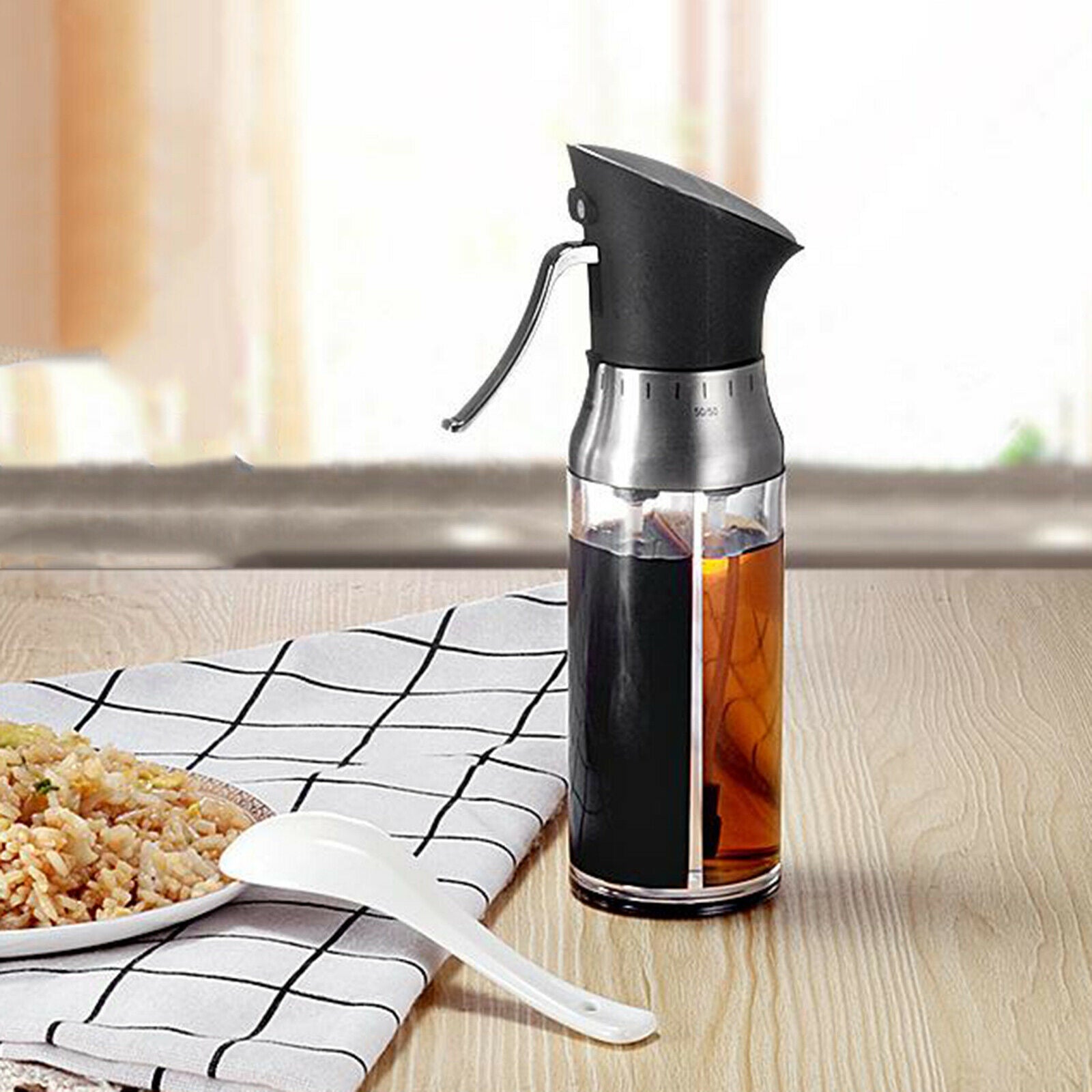 Olive Oil Vinegar Sprayer Mister Spray Pump Bottle BBQ Kitchen Gadget Tool