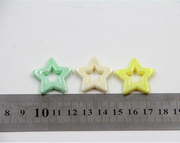 20X AB color Acrylic Star Beads DIY Beading material Jewelry makeing Accessories