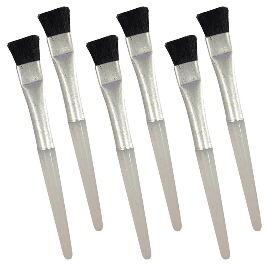 10pcs 4'' Long Aluminum Handles Pen Watch Parts Cleaning Repair Tool Brushes
