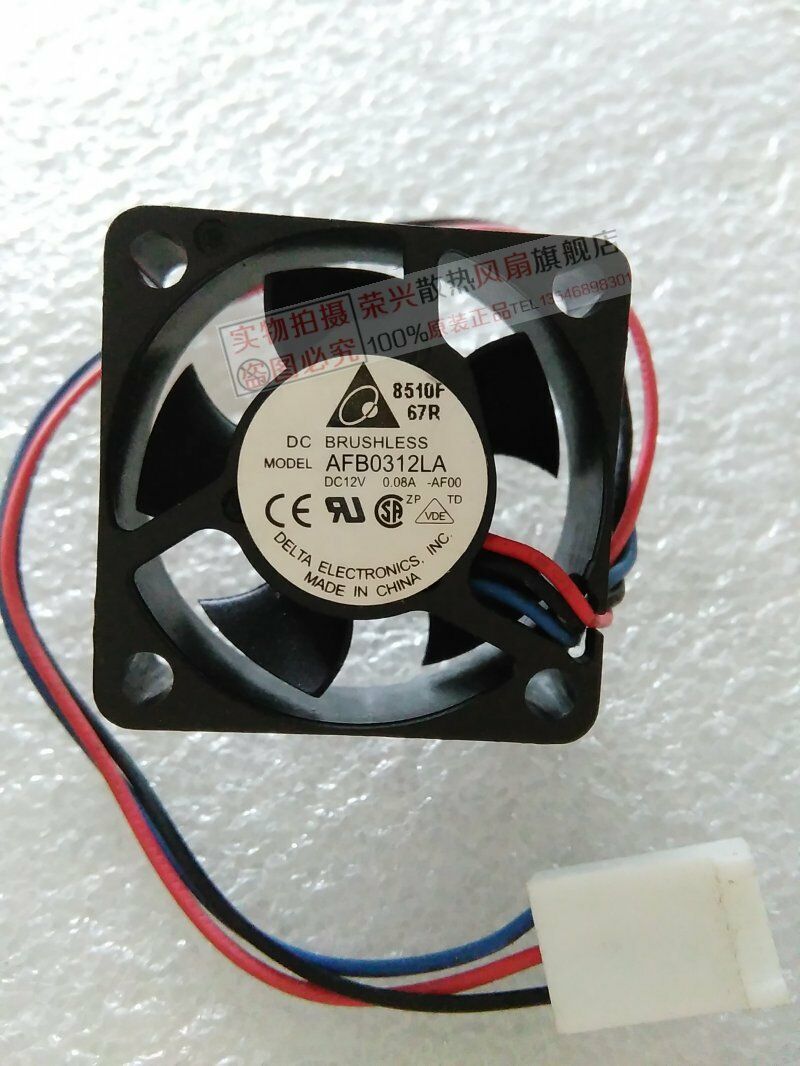 For 1PCS Delta 3010 AFB0312LA fan DC12V 0.08A 30*30*10mm 2pin