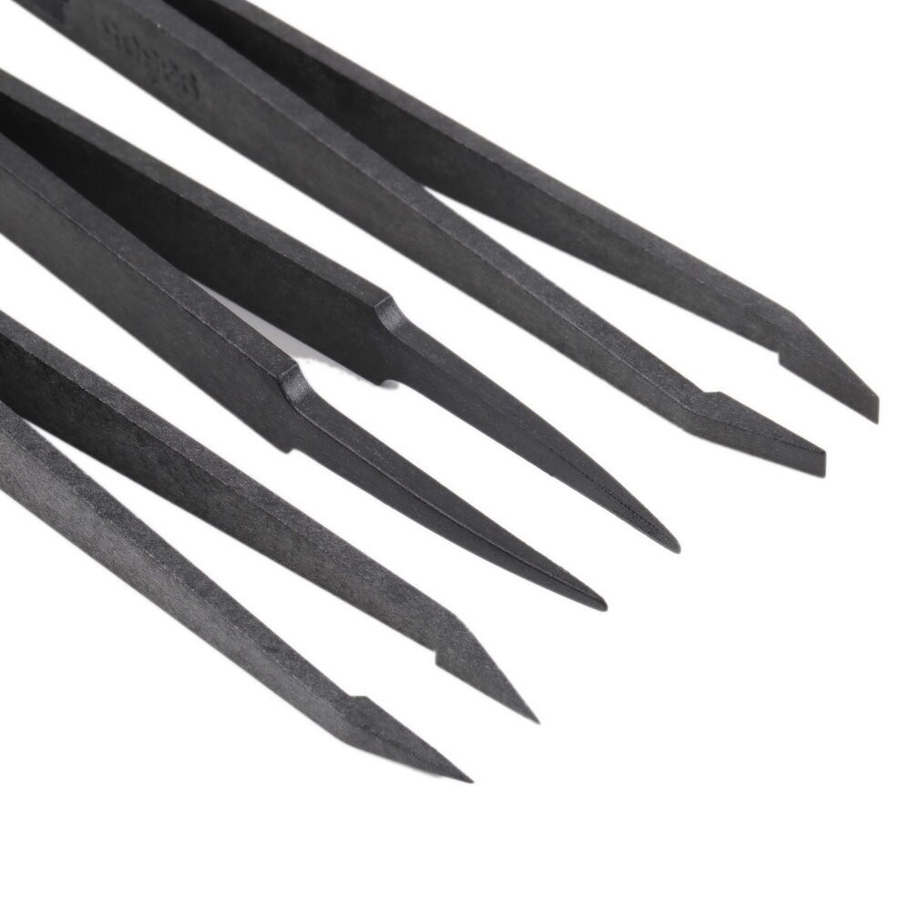 6Pcs/set Anti-static Plastic Tweezers Repairs Tool For Sensitive Componen.l8