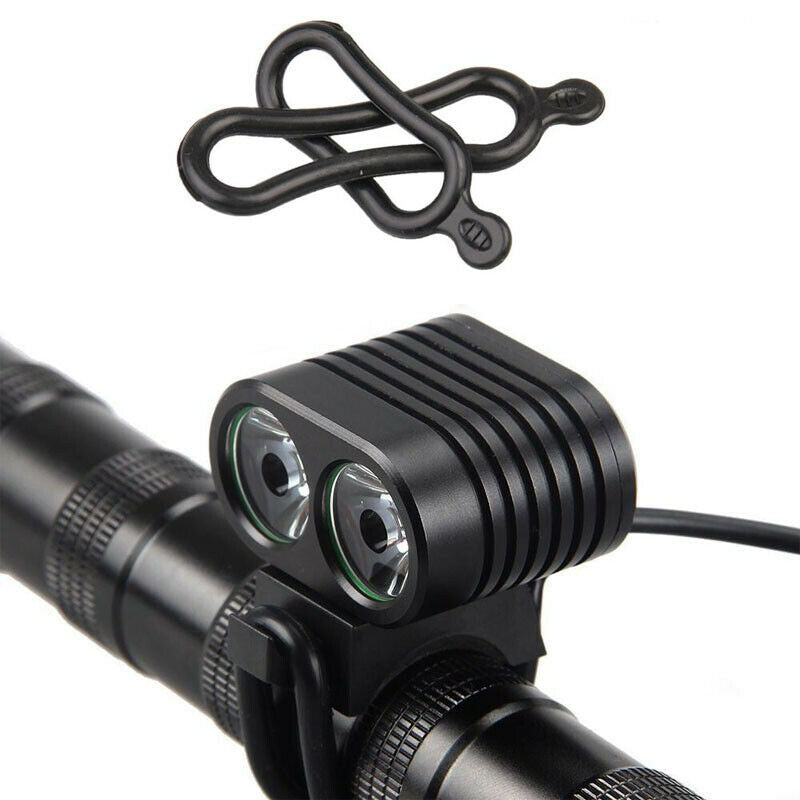 8000Lumen 2x XM-L2 LED Cycling Front Bicycle Bike Light Headlight Headlamp