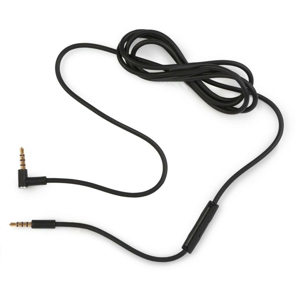 Black Audio Cable for Beats by Dre Solo2 Headphones with Microphone Wireless Aux