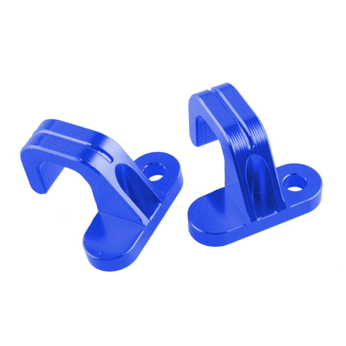 2Pcs Blue Rear Brake Line Hose Snap Clamp Fit For Suzuki RM125 RM250 DRZ400SM
