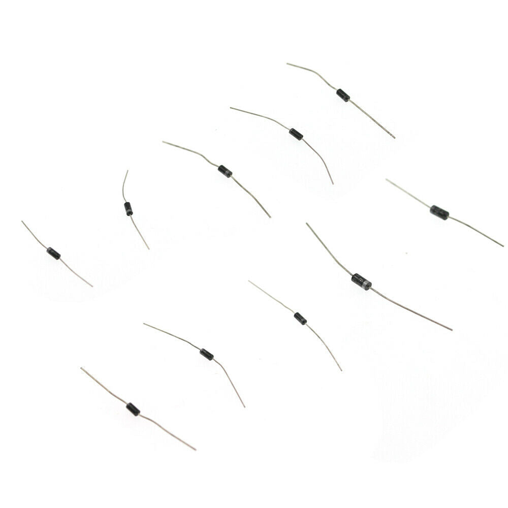 200pcs 10 Value Rectifier Diode 1N4001~1N5819 Zener  Assortment Kit w/Box& Label