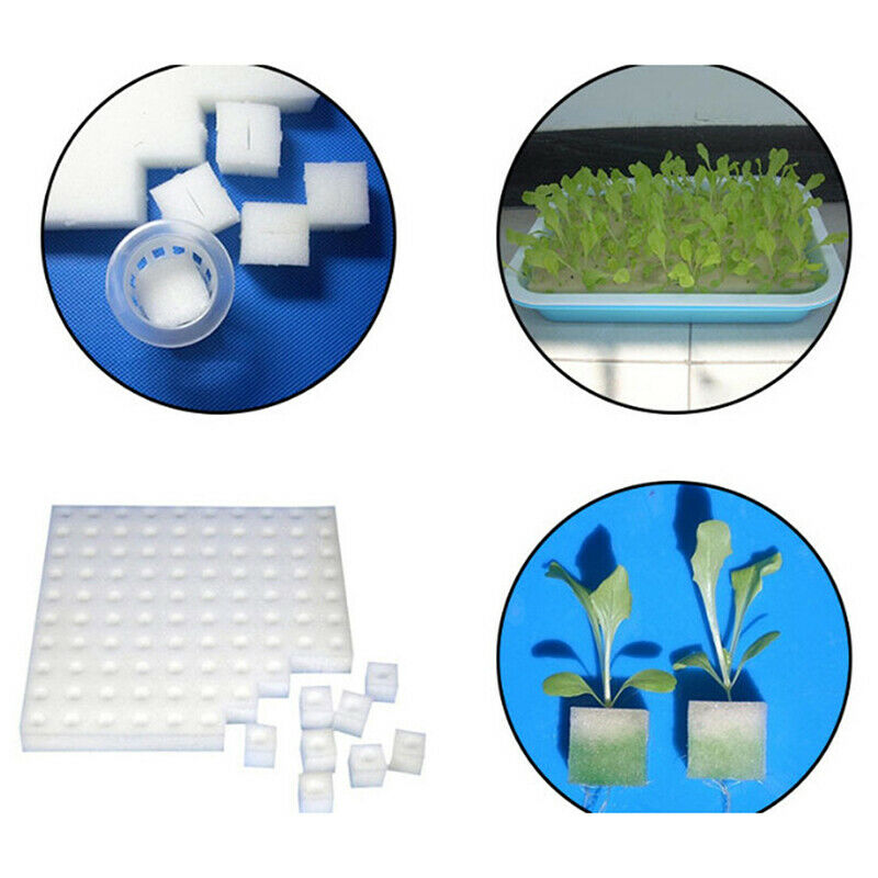 100 Pcs Soilless Hydroponic Vegetables Nurry Pots Nurry Sponge Culture√ _DD