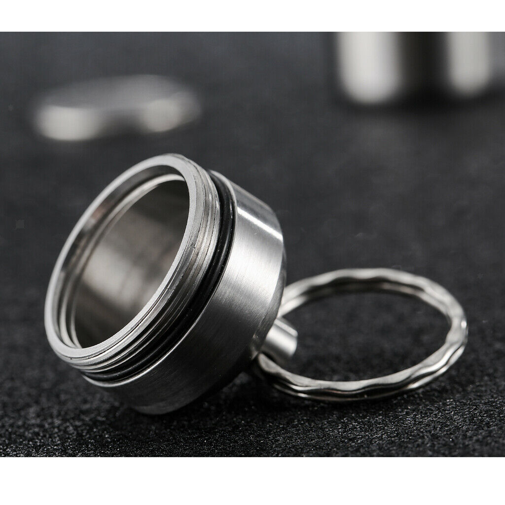 Waterproof Pill Container Box Bottle Case Keychain