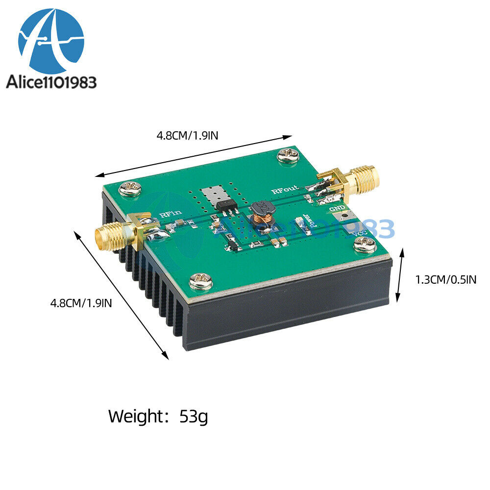 433MHz 5W Metal RF Power Amplifier Module For 380-450MHz Transmitter  20dBm New