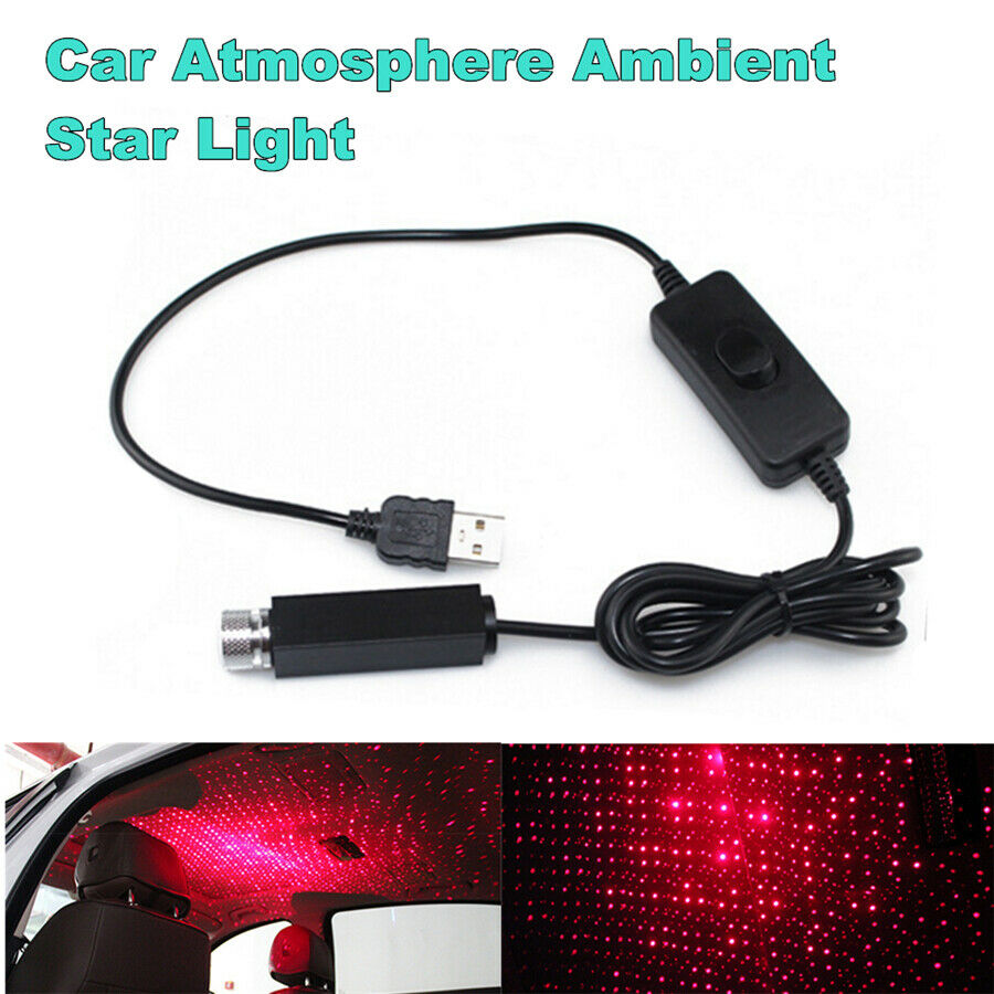 Universal USB Plug Mini LED Car Roof Star Night Lights Projector Various Effects