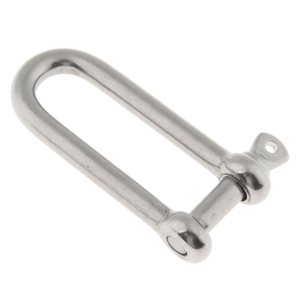 1/4 Inch Boat Marine 304 Stainless Steel Long Anchor D Shackle with Pin