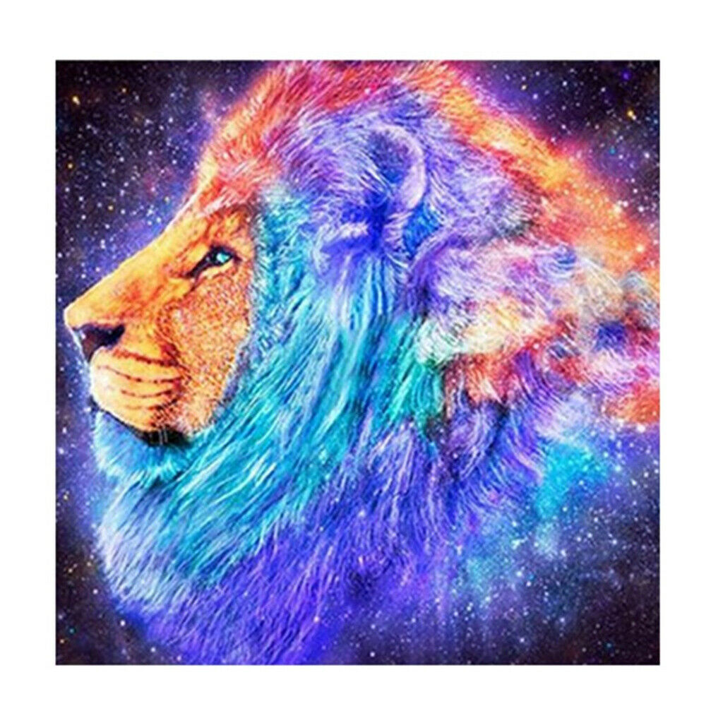 5D DIY Diamond Painting Animal Embroidery Art Craft For Home Decor Lion 1