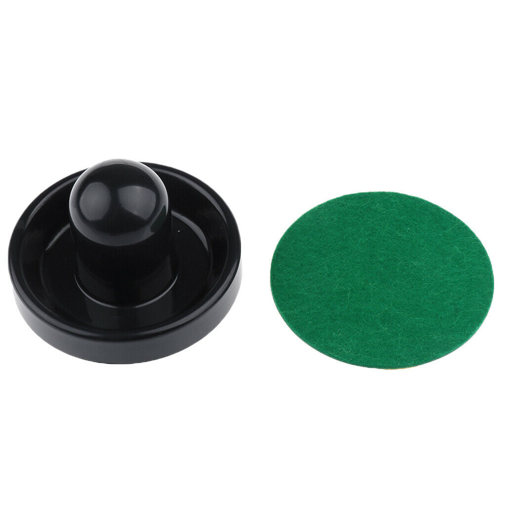 Two Air Hockey Felt Pushers Strikers Goalies Plus - Dark Blue, M