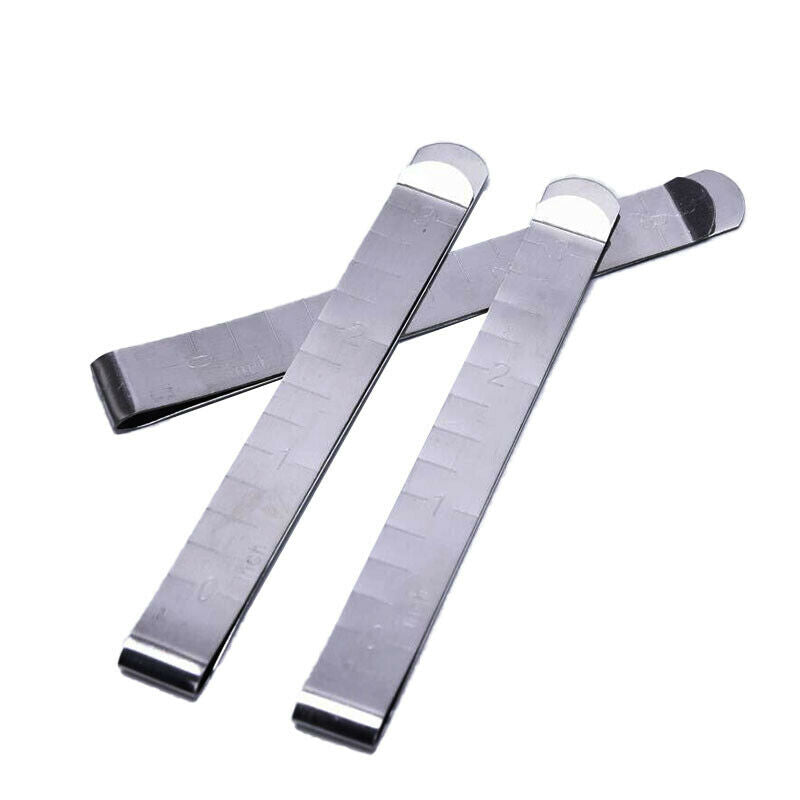 5Pcs/Pack Metal Sewing Crimping Clip Stainless Steel Ruler Measurement Cl.l8