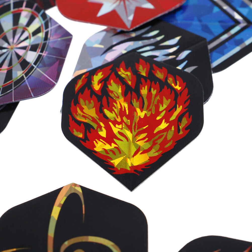60Pcs 20 Sets Professional Durable PET Dart Flights Dart Tail Darts AccessorDD