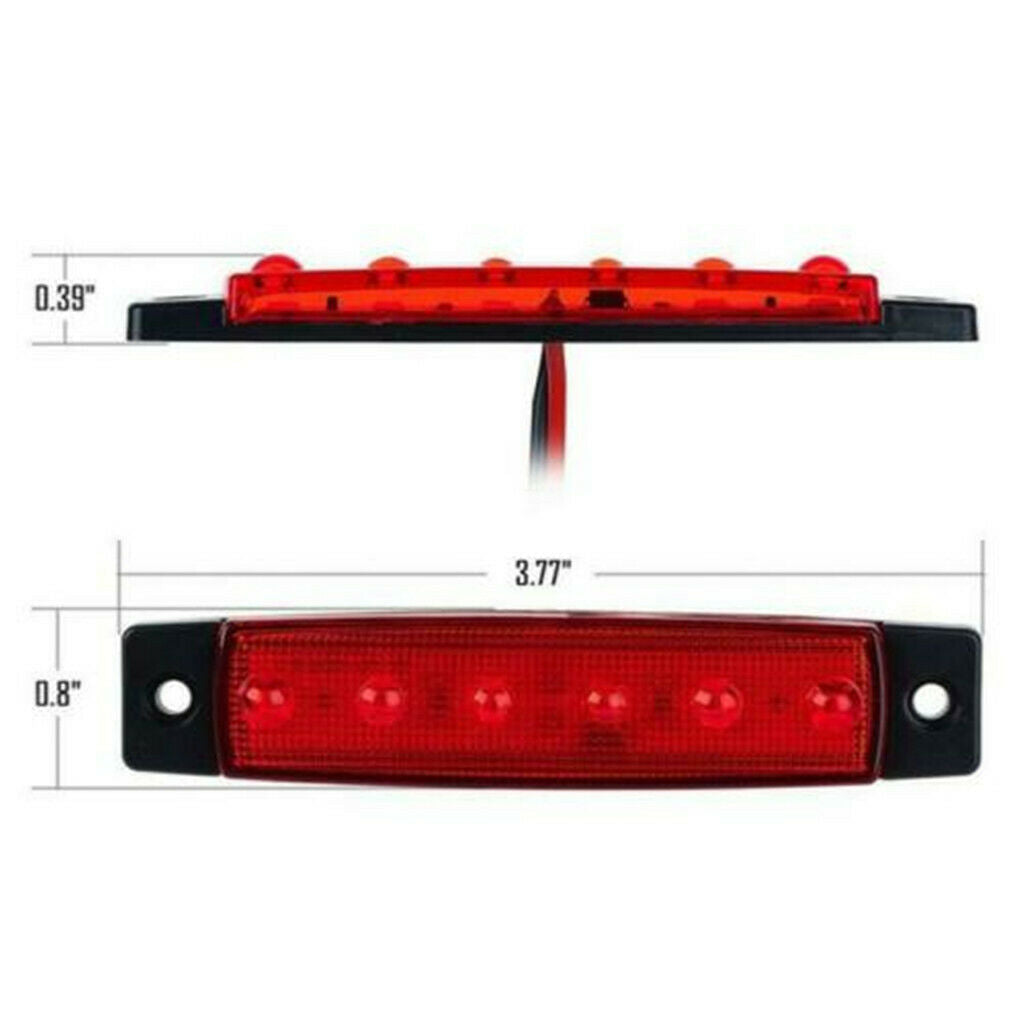 4x & Green Boat Navigation Light LED Lights Marine Starboard DC 12V for