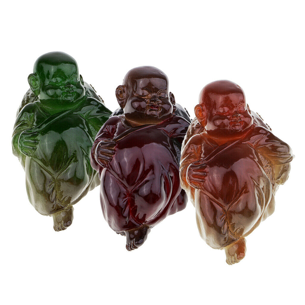 Color Tea Pets Buddha Kung Fu Tea Decor Play Tea Pet of Buddha Emerald