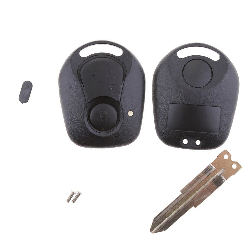 Replacement Smart Keyless Case Cover Shell 2BTN Suit for Ssangyong Black