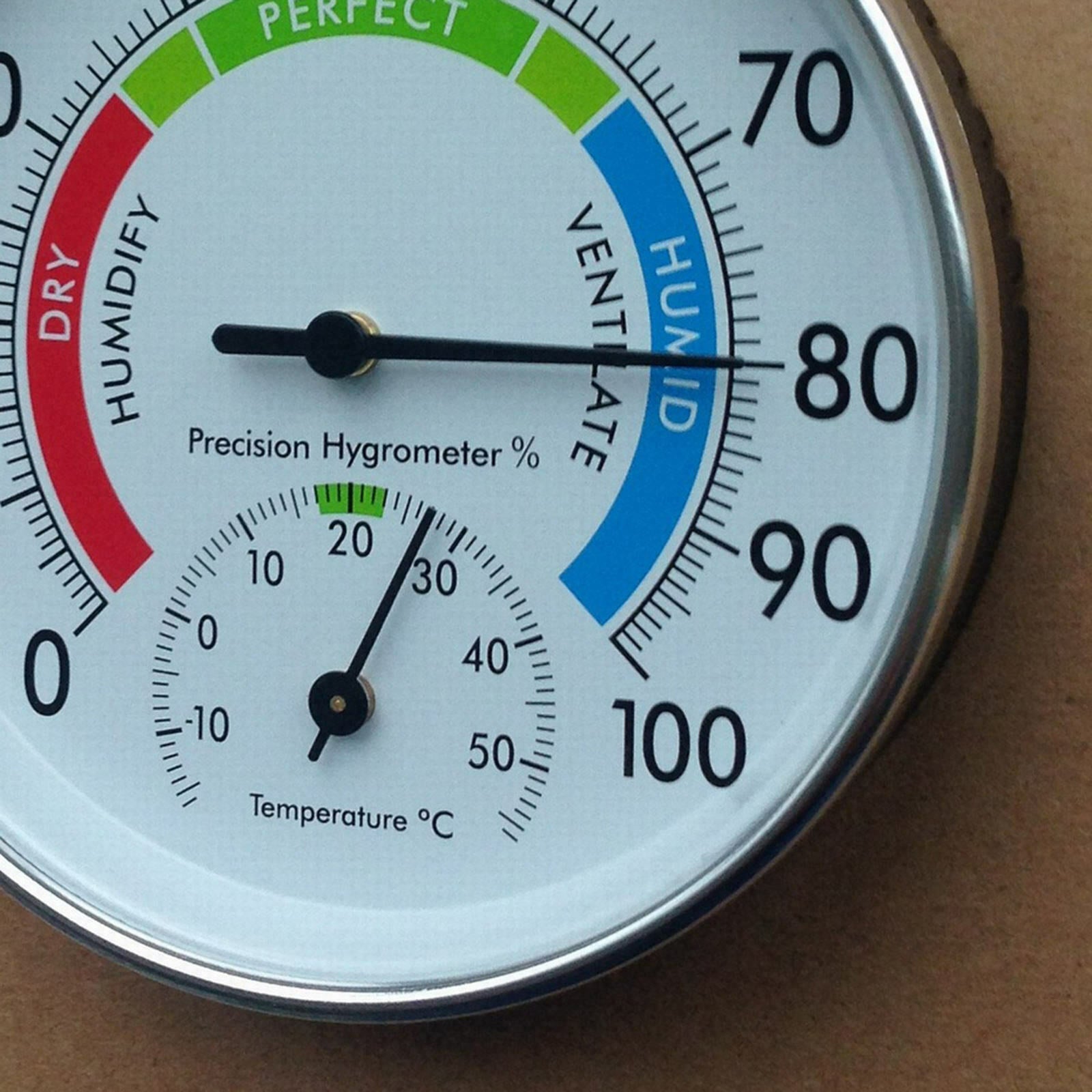 4inch Thermometer Meter Indoor Garden Home Humidity Hygrometer Gauge Monitor