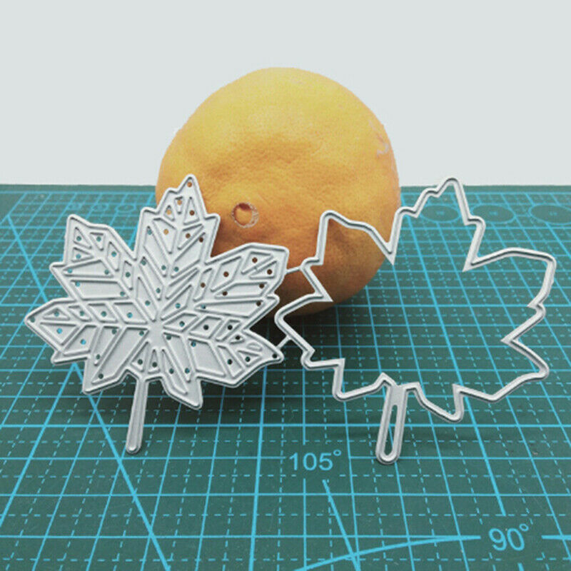 Metal Maple Leaf  Dies Cutting Decorative Embossing Scrapbooking Stenc.l8