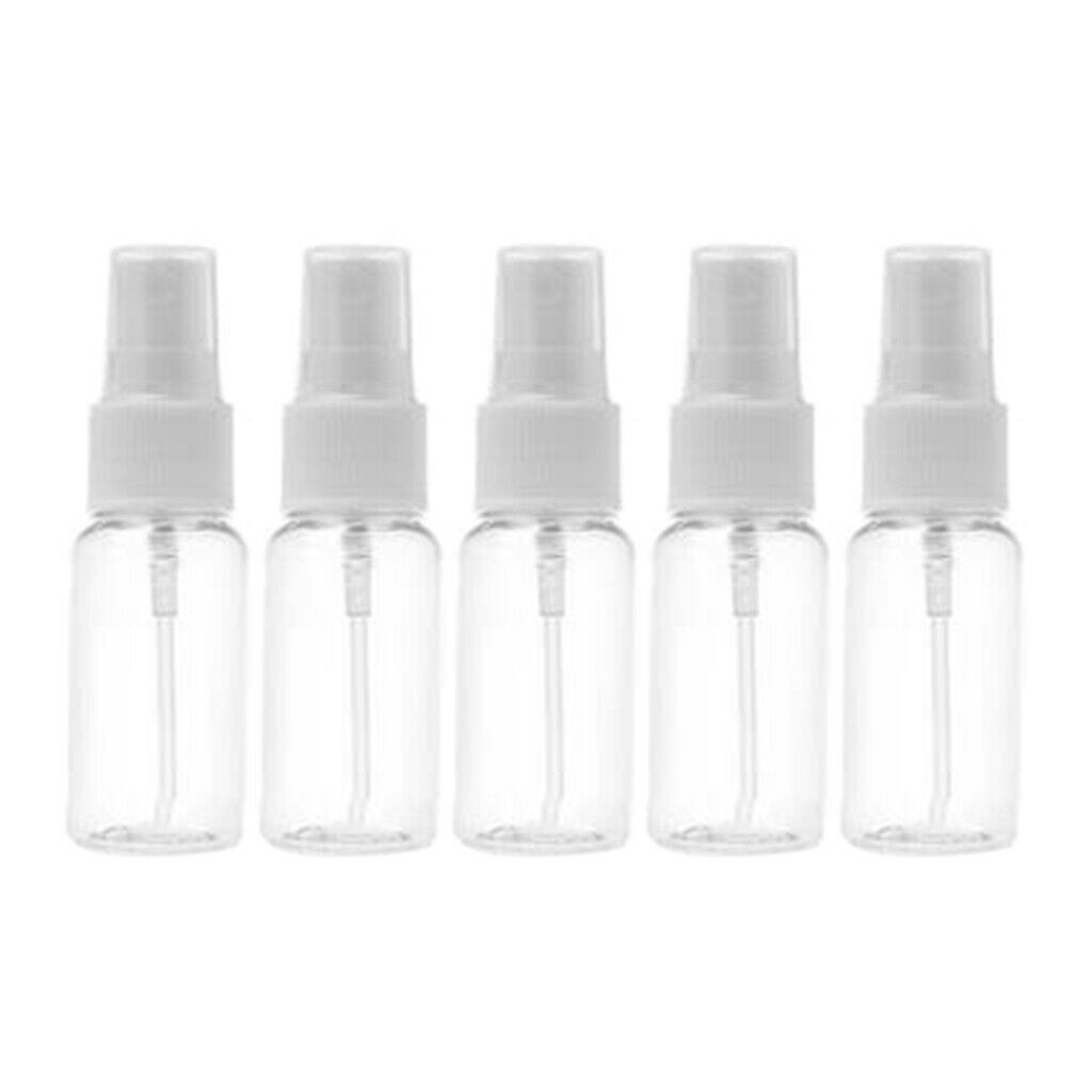 10x Mini Spray Fine Mist Cosmetic Bottles Reusable Essential Oils Travel