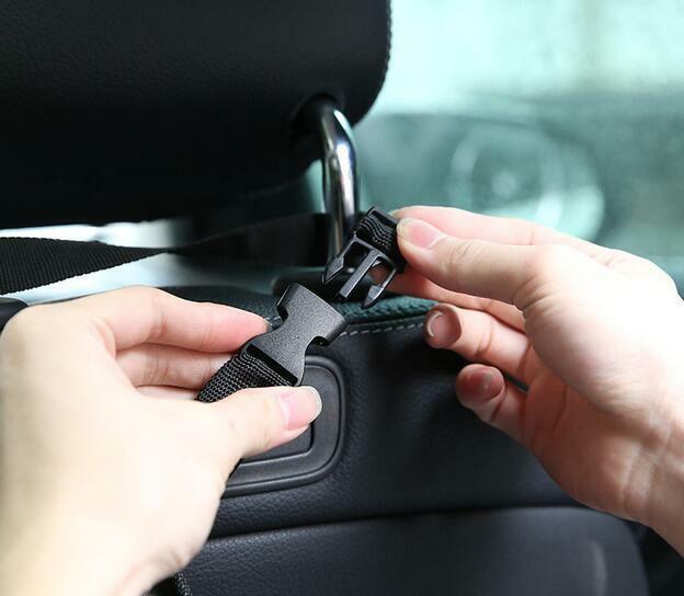 2x In-Car Trash Can Washable Leakproof Seatback Hanging Garbage Bags Travelling