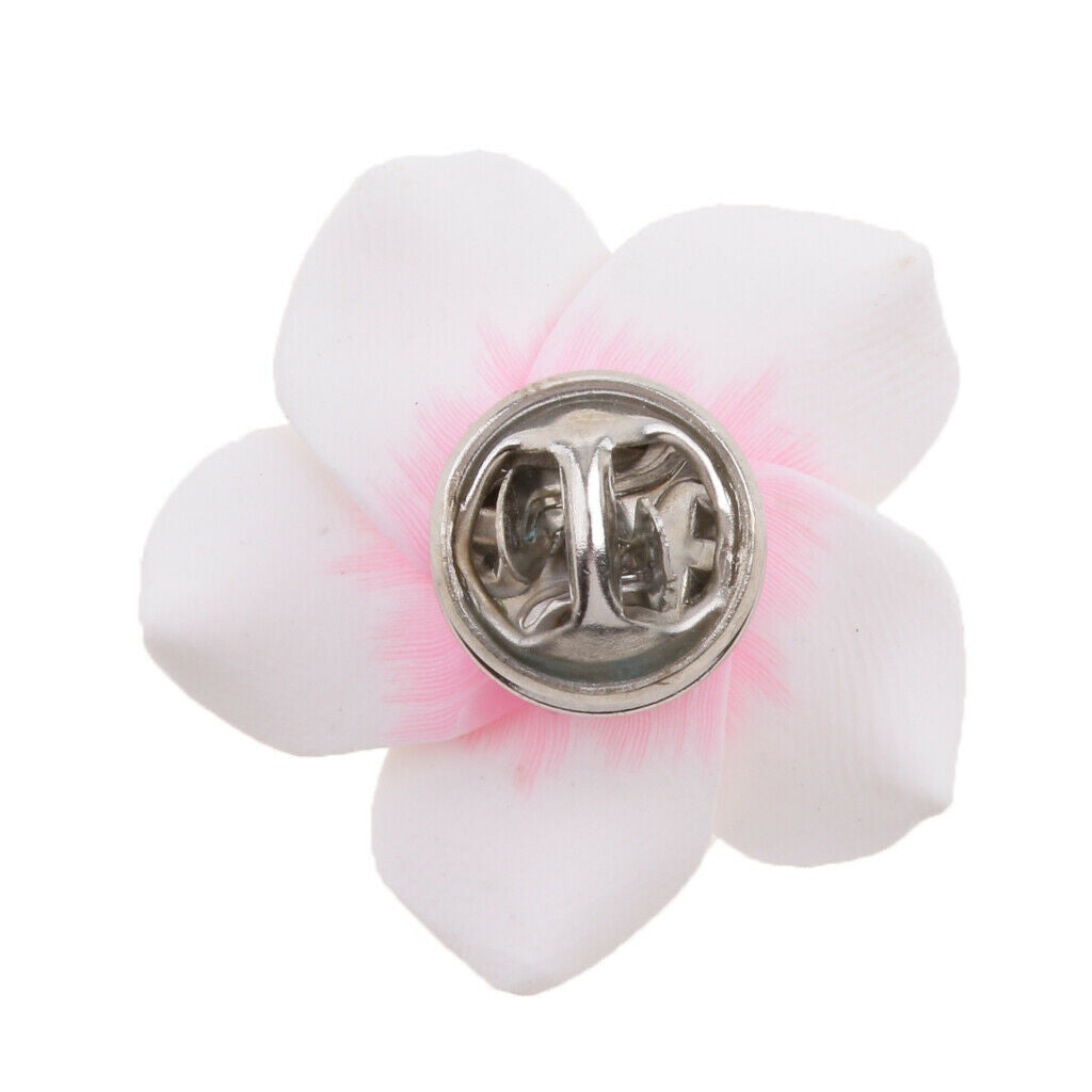 Women Men's Dress Flower Brooch Pin Corsage for Party Wedding Xmas White2