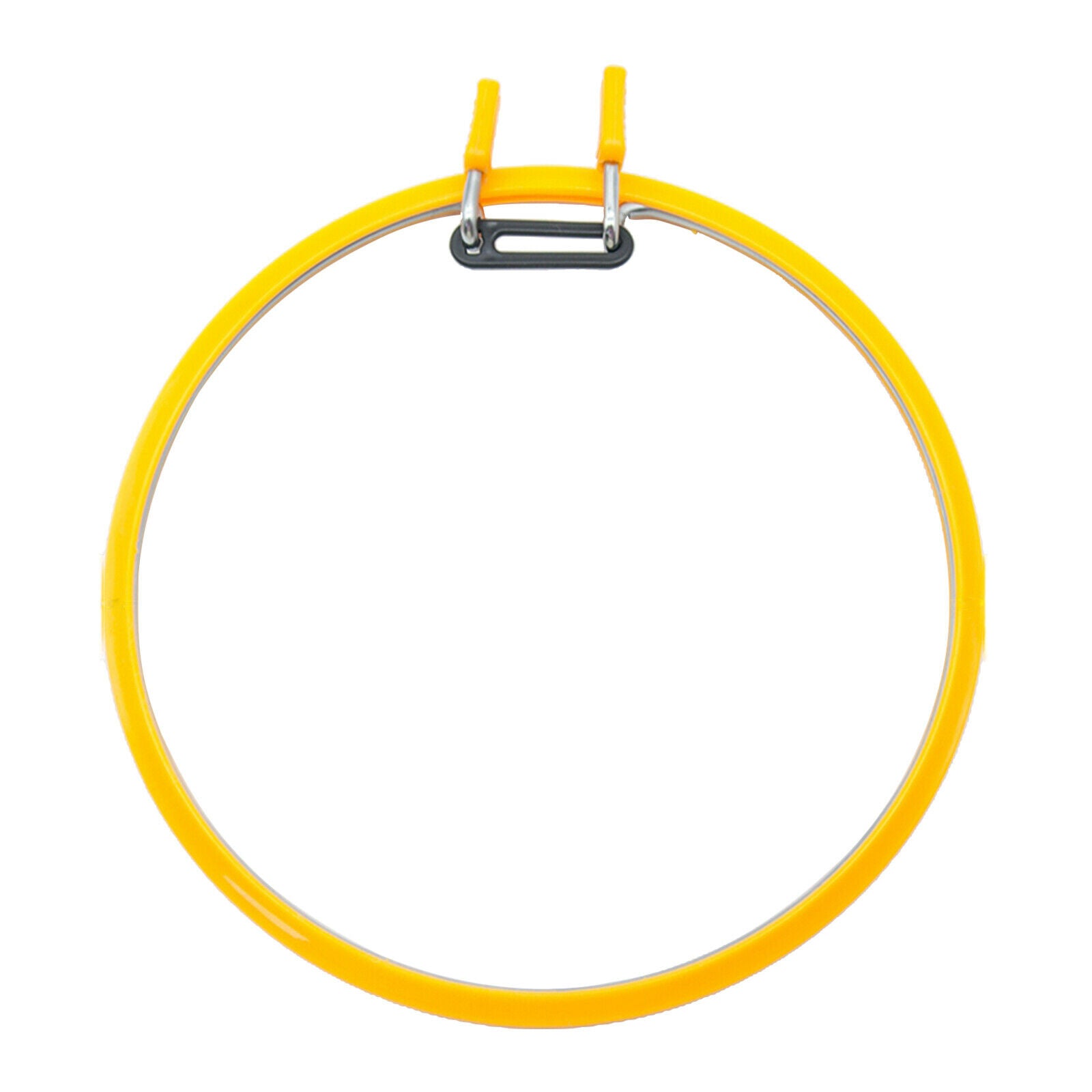 22cm Embroidery Hoop Circle Cross Stitch Sewing Frame DIY Hand Crafts Yellow