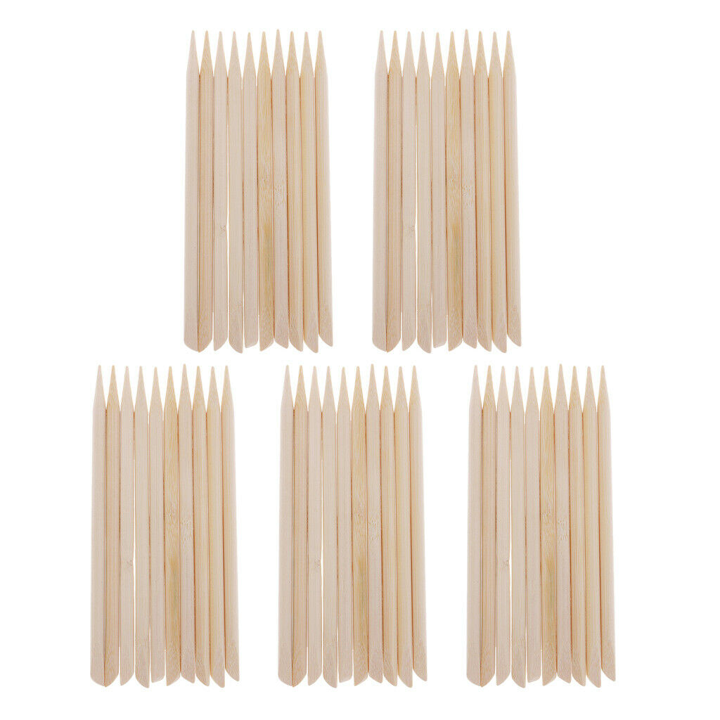 50x Wooden Stylus Artist Brush Tool Supplies Kid's Scratch Art Surfaces