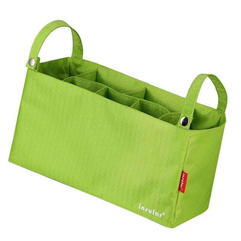 Nappy Diaper Bag Mummy Baby Bag Organizer Container Light Pouch Green