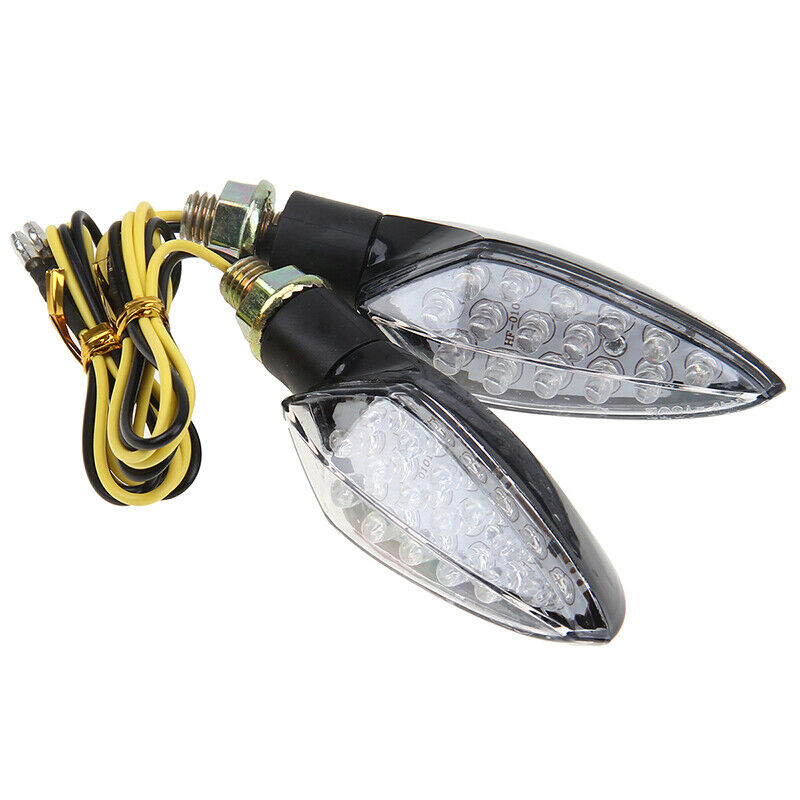Motorcycle LED Turn Signal Light Indicator Blinker Amber For Yamaha FZ1 YZFR1 R6