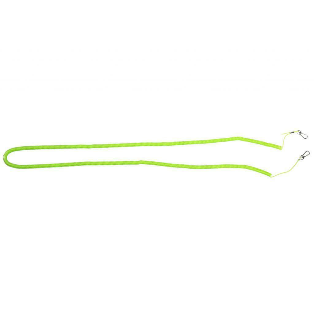 Fishing Coiled Lanyard Safety Rope Wire Steel Inside Attached with 20m